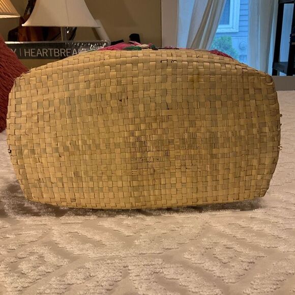 Large Zip Raffia Jamaica Bag, Vintage - Picture 11 of 14